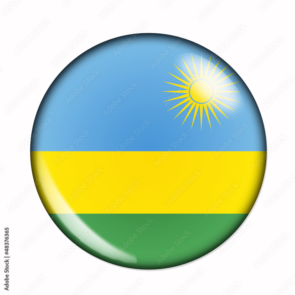 Button flag of Rwanda