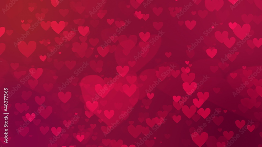 valentine's day loopable abstract background