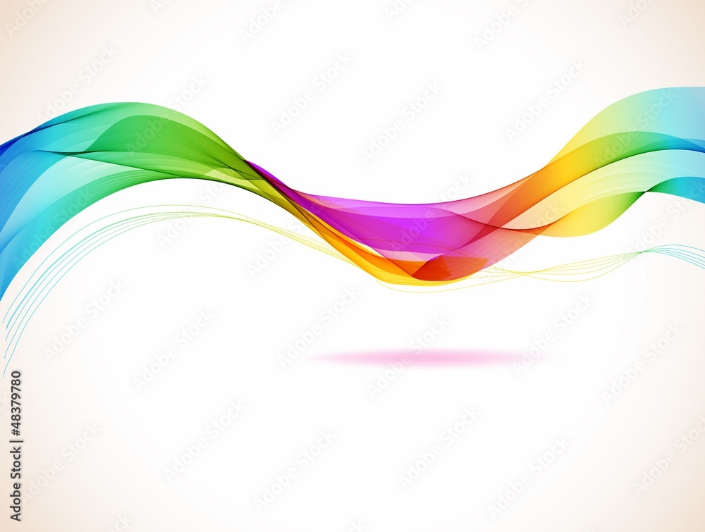 Abstract colorful background with wave Abstract colorful background with wave