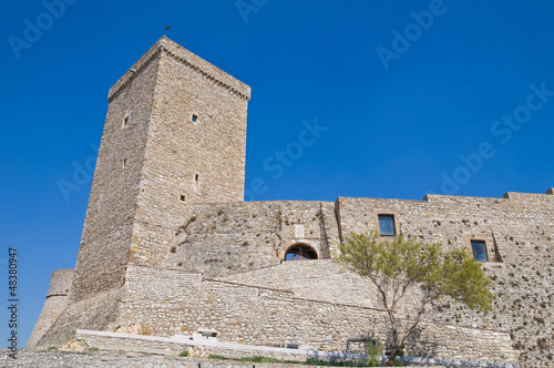 Norman swabian castle of Deliceto. Puglia. Italy.