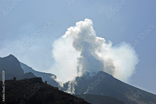 Eruptionen am Stromboli