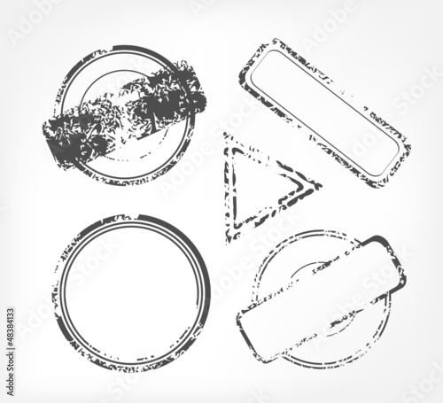 Grunge rubber stamp