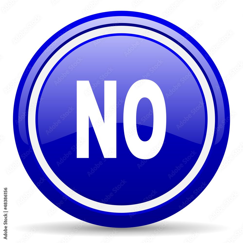 no blue glossy icon on white background no blue glossy icon on white background