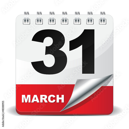 31 MARCH ICON