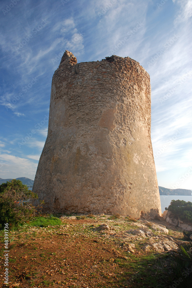 Naklejka premium Nuraghe, Sardegna