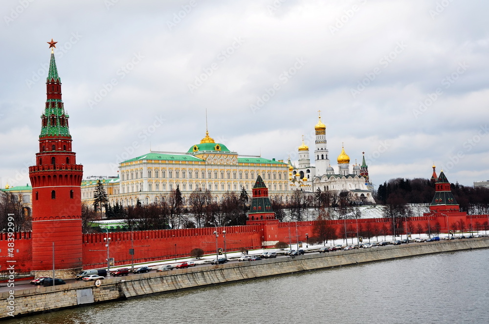 The Moscow Kremlin, winter view