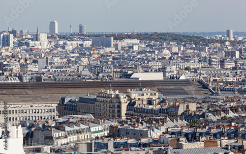 Aerial view of Paris