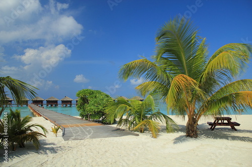 lagoon in Indian ocean photo