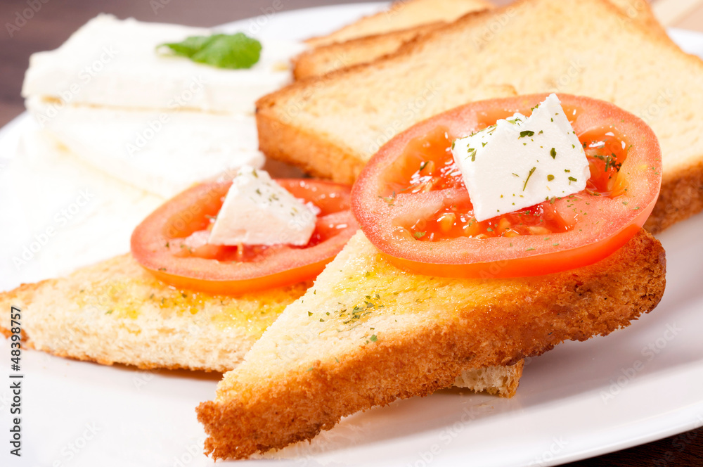 Toast and feta Toast and feta