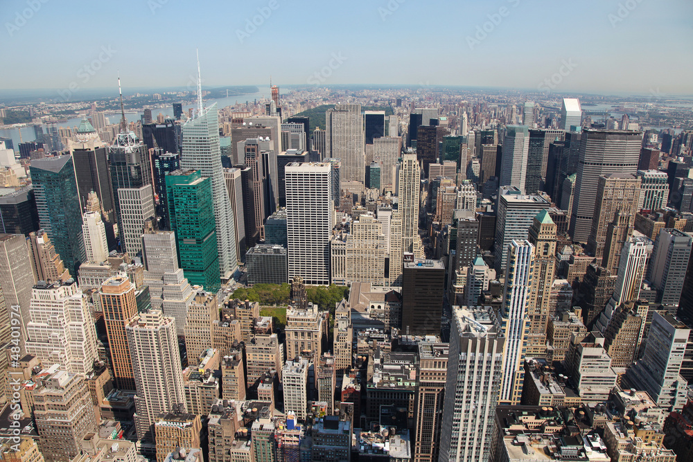 Fototapeta Panoramę Manhattanu w Nowym Jorku