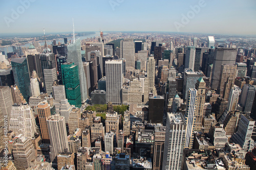 Skyline of midtown Manhattan  New York City