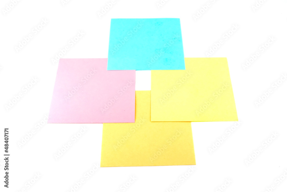 Color reminder notes Color reminder notes