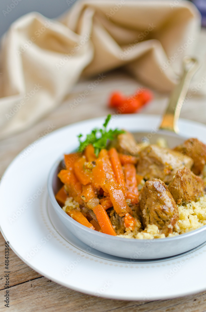 Fine Bulgur And Pork Stew