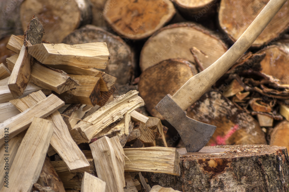 Holz hacken 001 Holz hacken 001