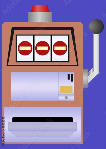 Slot machine.