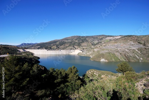 Fototapeta Naklejka Na Ścianę i Meble -  Reservoir near Velez Bonaudalla, Andalusia © Arena Photo UK