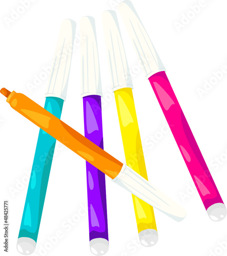 colorful magic pens