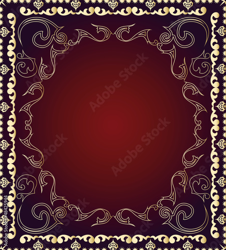 Seamless ornamental wallpaper