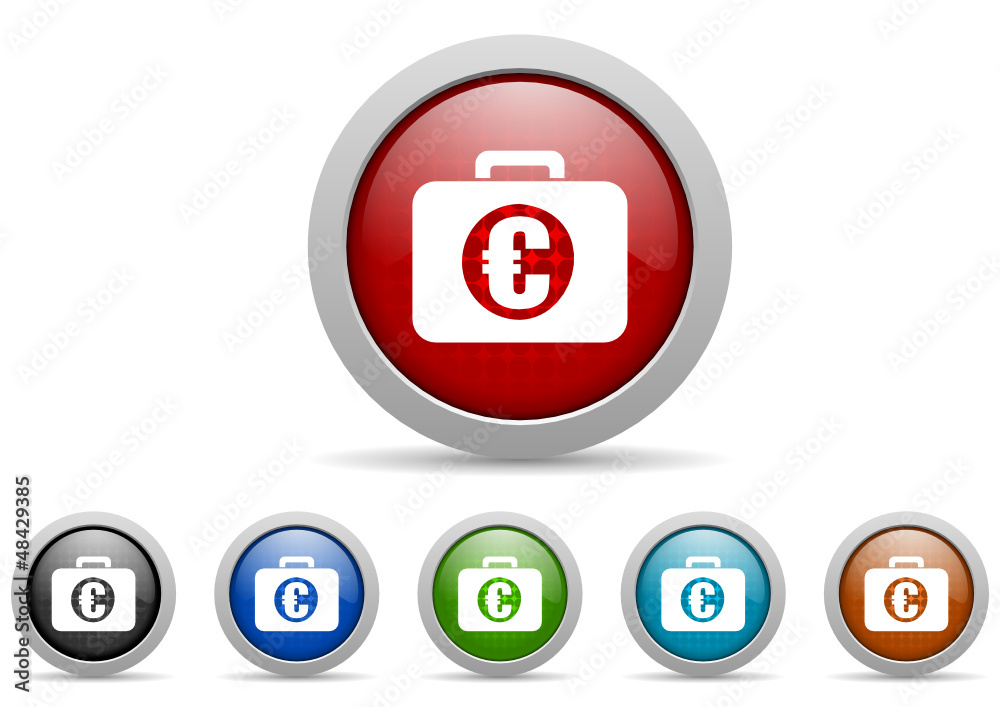 financial icon vector icon set
