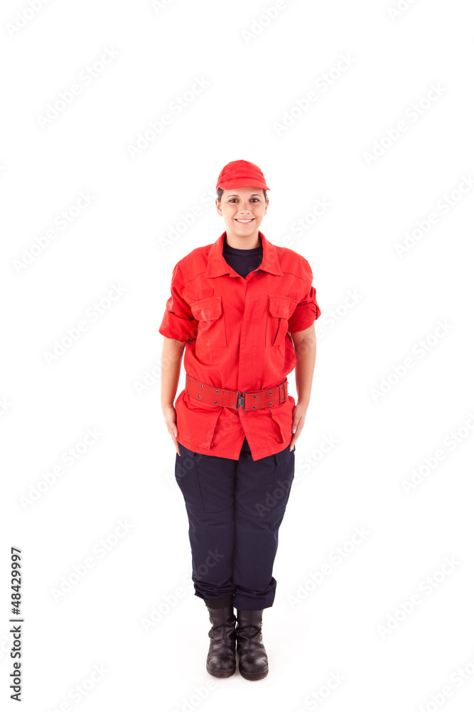 Beautiful woman with professional uniform Beautiful woman with professional uniform