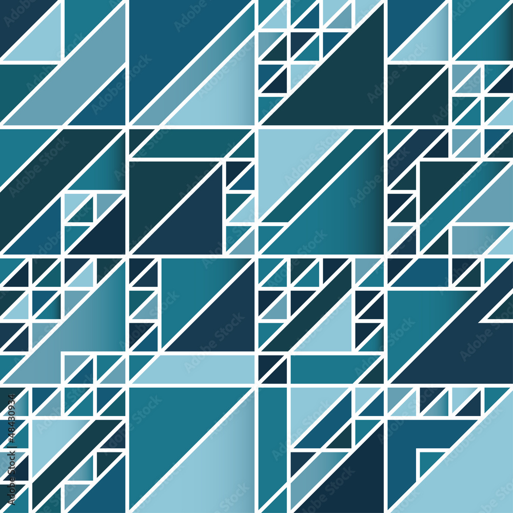 Fototapeta premium Abstrakte geometrische Gestaltung