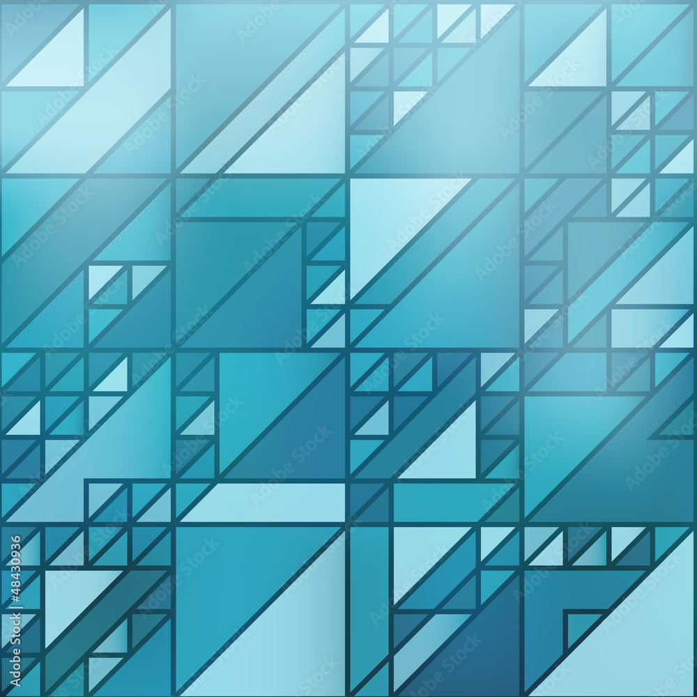 Fototapeta premium Abstrakte geometrische Gestaltung