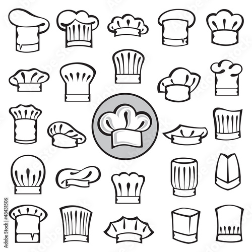 set of chef hats
