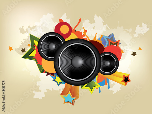 abstract music background