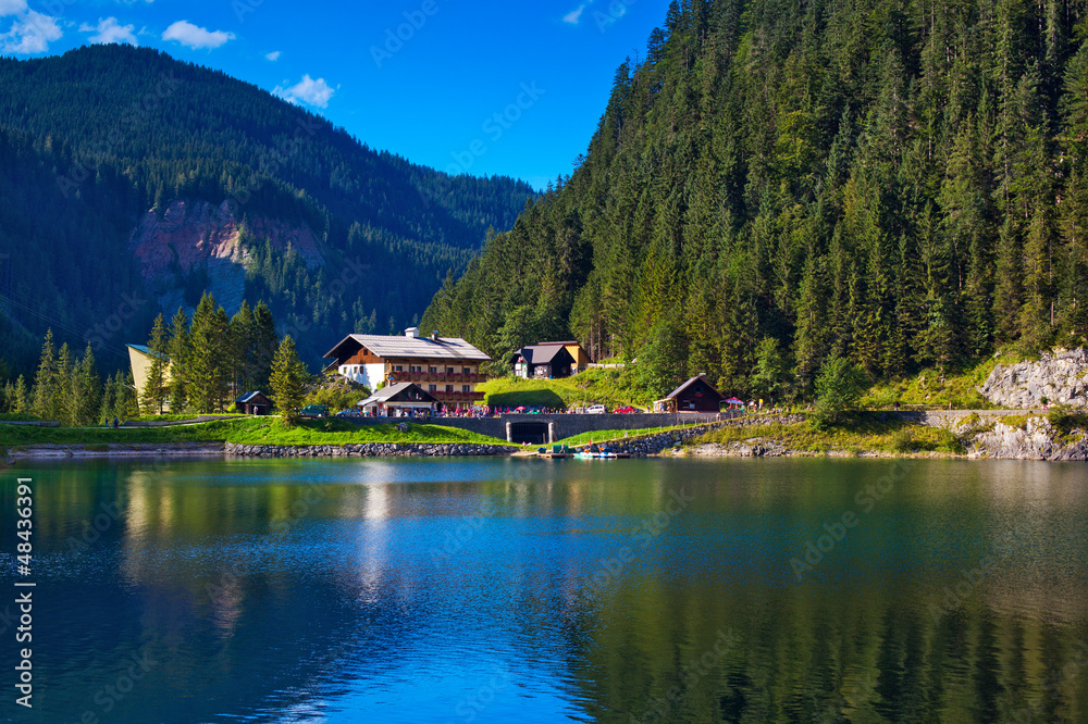 Fototapeta premium Alps mountain landscape