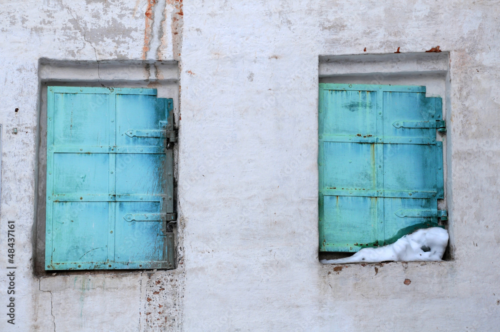 Two Windows in Medieval Convent Two Windows in Medieval Convent
