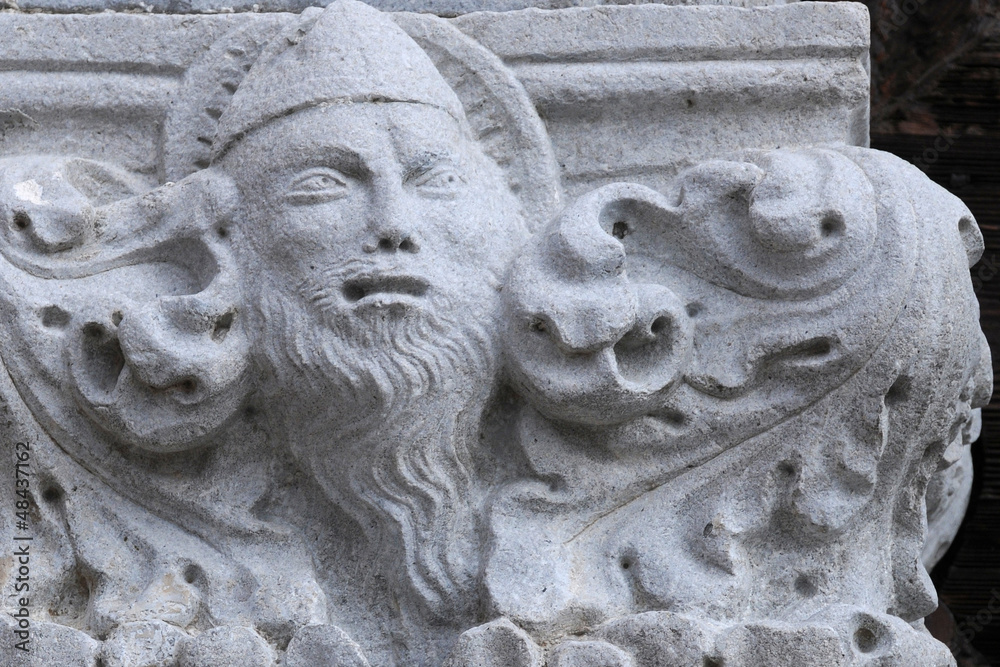 Bass-relief on San Biagio Church Bass-relief on San Biagio Church