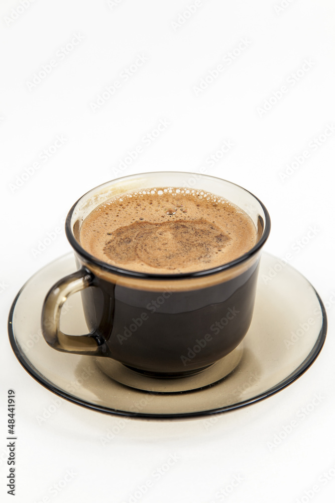 cup of coffee isolated on white background cup of coffee isolated on white background