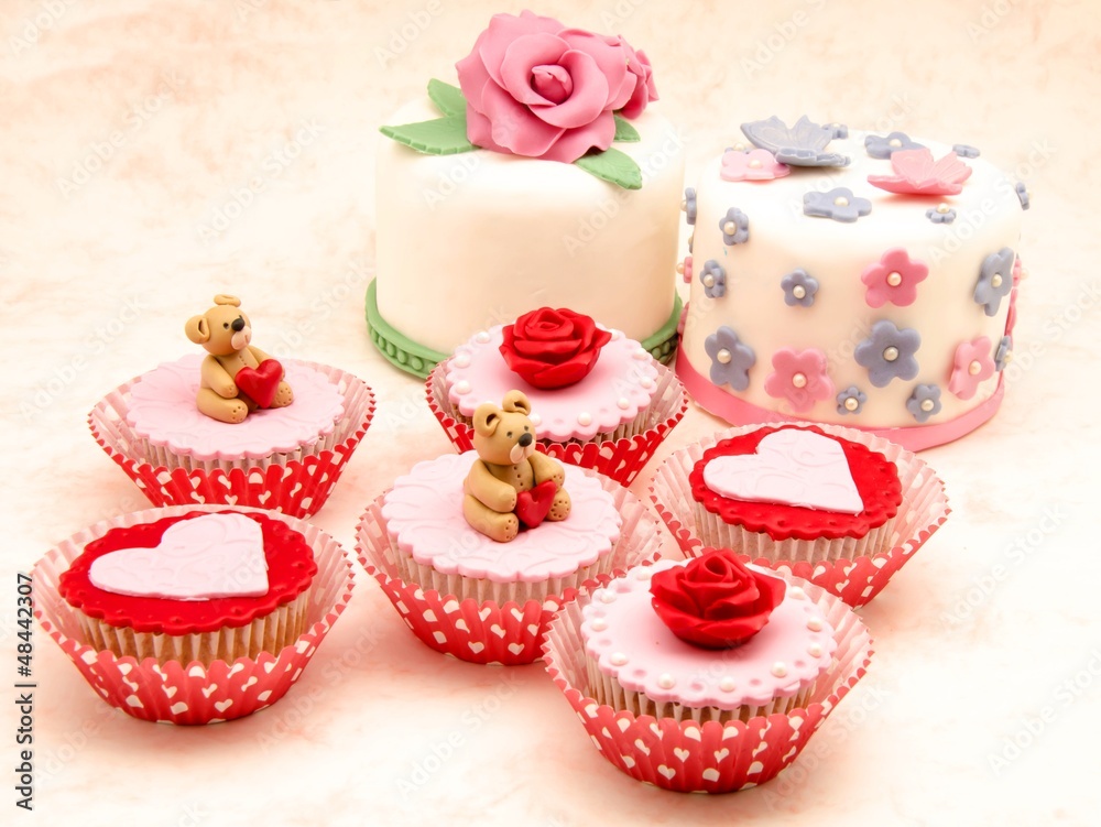 Cupcakes de san valentin Cupcakes de san valentin