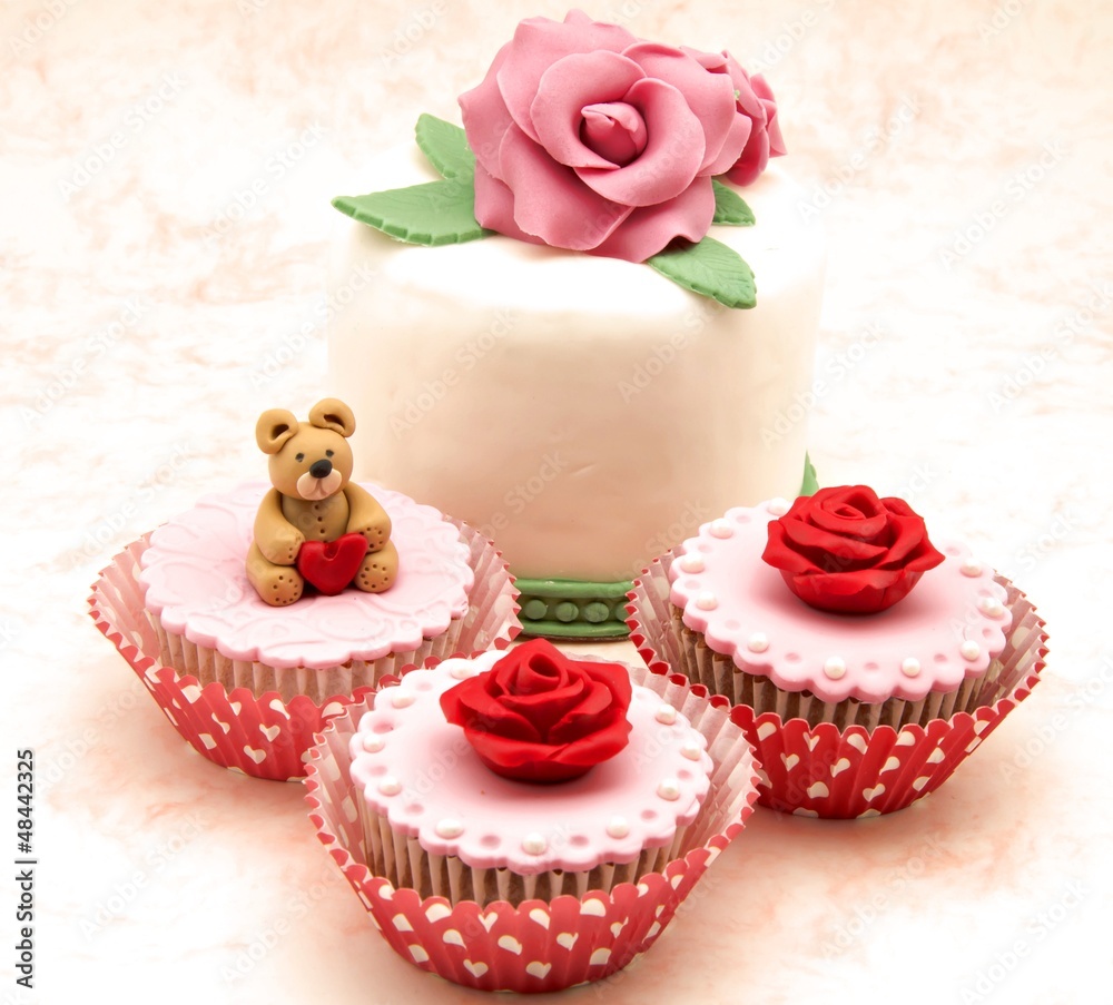 Cupcakes de san valentin Cupcakes de san valentin