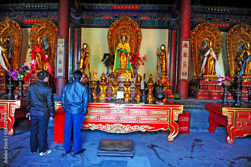 The Lama Temple in Beijing China photo