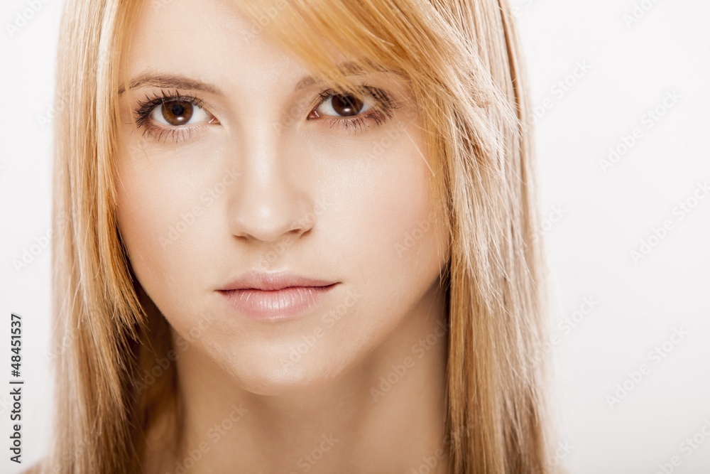 Portrait of the pretty young woman Portrait of the pretty young woman