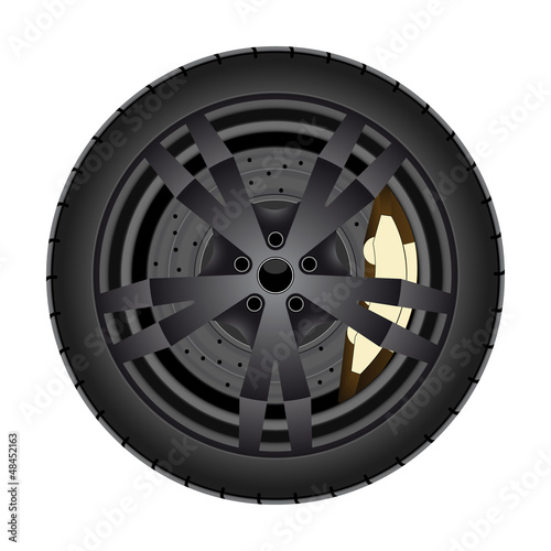 Black wheel