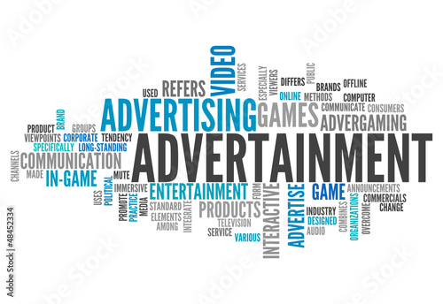 Word Cloud "Advertainment"