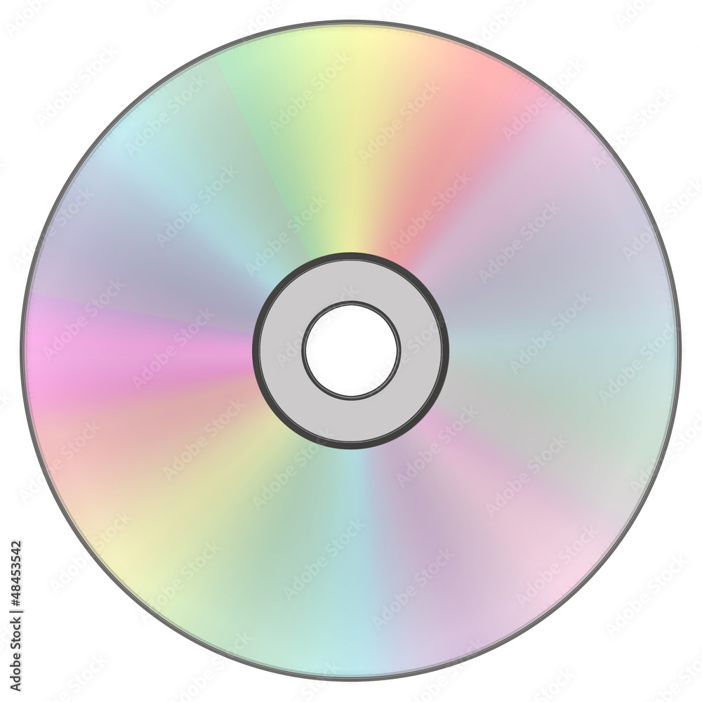 CD or DVD isolated CD or DVD isolated