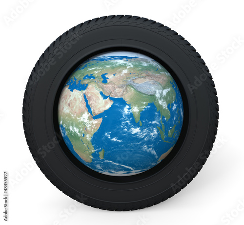 Tire and Earth