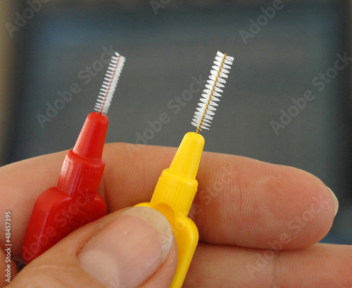 Obraz na płótnie Interdentalbürste