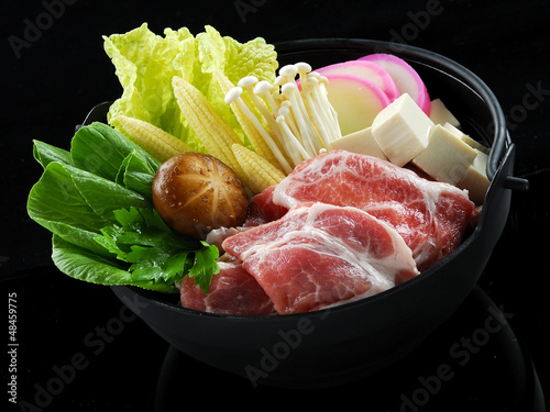 Sukiyaki japanese food