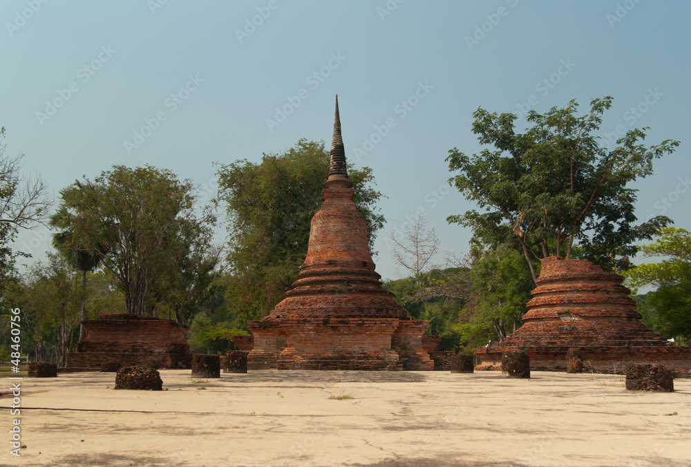 Ruins of buddhist temple