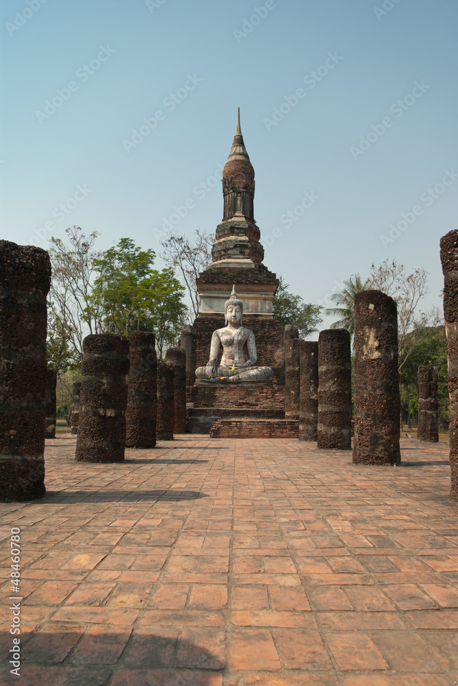 Fototapeta premium Ruins of buddhist temple