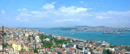 Panoramic cityscape of Istanbul