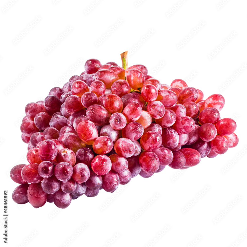 red grape isolated on white with clipping path red grape isolated on white with clipping path