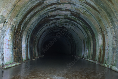 Dark abandoned Tunnel