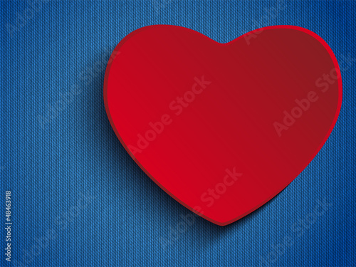 Valentines Day Heart Jeans Background