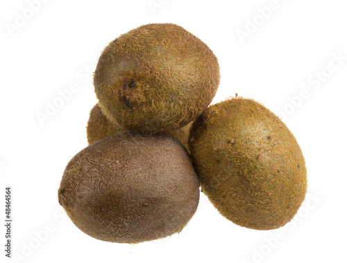 Isolated Kiwi fruits