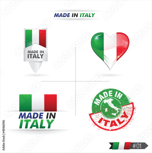 drapeau : made in italy
